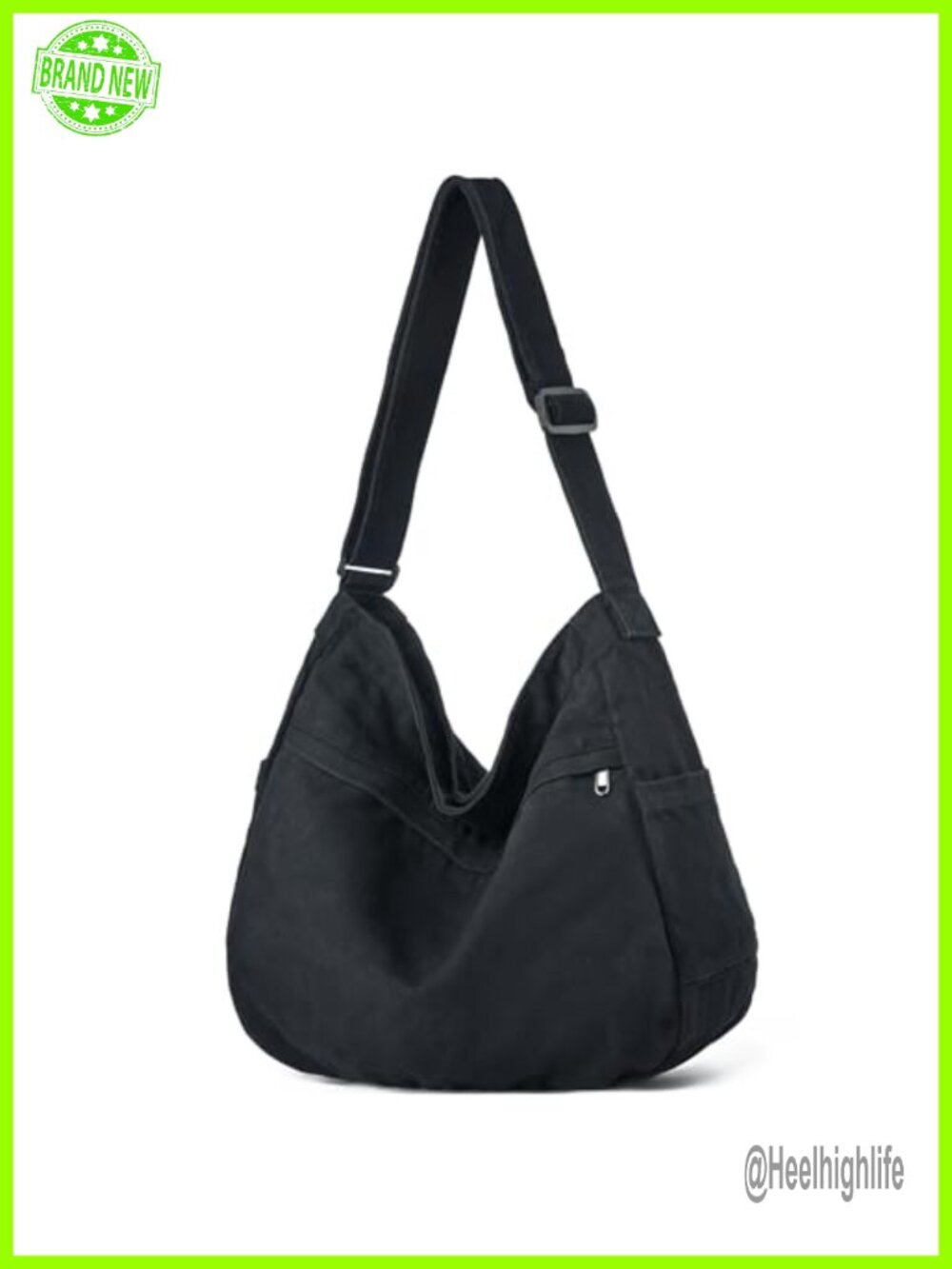 Large Canvas Hobo Crossbody Tote Messenger Bag Shoulder Handbag